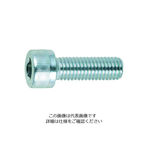 TRUSCO 六角穴付ボルト 三価白 全ネジ M6×16 20本入 /キャップボルト(CAP) B730-0616 1パック(20本)（直送品）