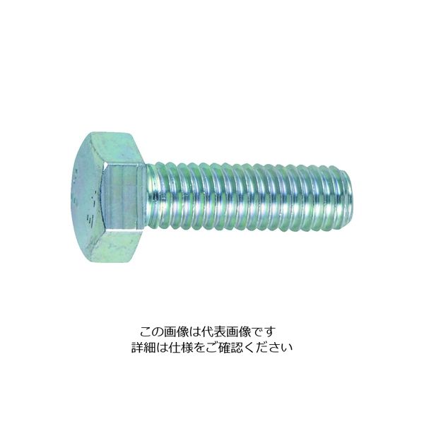 トラスコ中山 TRUSCO 六角ボルト 三価白 全ネジ M4×20 46本入 B722-0420 1パック(46本) 207-1681（直送品）