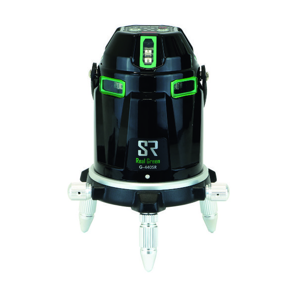 マイゾックス MYZOX リアルグリーンレーザー墨出器 受光器三脚セット<Gー440SR> 222723 1セット 207-7271（直送品）