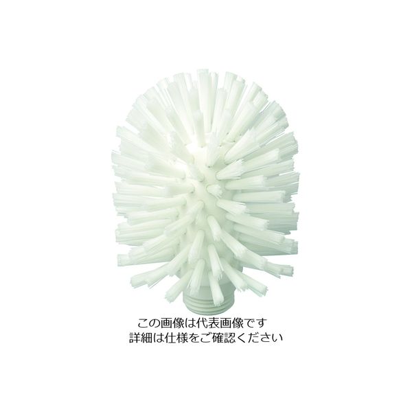 バーテック バーキュートプラス ボトルブラシ ヘッド 105 白 BCPーB105W 69471521 1本 201-8500（直送品）
