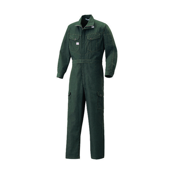 山田辰 AUTOーBI つなぎ服6300ー013アーミーグリーンー4L 6300-013-4L 1着 136-9663（直送品）