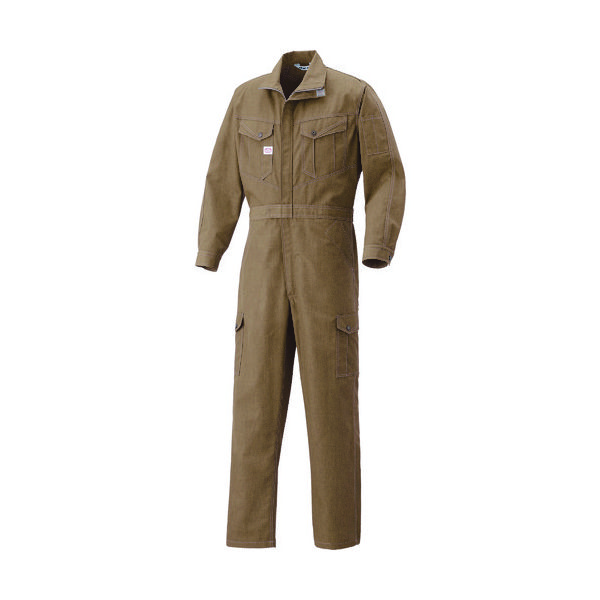 山田辰 AUTOーBI つなぎ服6300ー011カーキーLL 6300-011-LL 1着 137-0325（直送品）