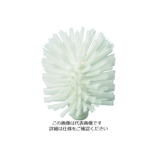 バーテック バーキュートプラス ボトルブラシ ヘッド 120 白 BCPーB120W 69471531 1本 201-8406（直送品）