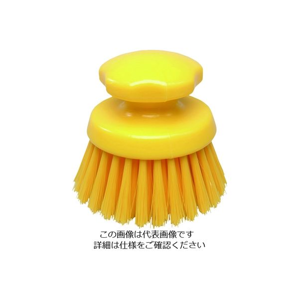 バーテック バーキュートプラス ハンドブラシ丸型 ソフト黄 BCPーRHSB3Y 69541344 1本(1個) 202-1585（直送品）