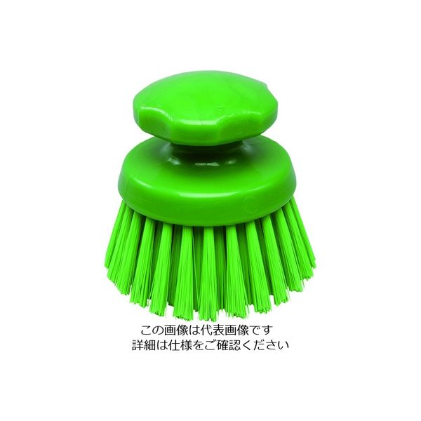 バーテック バーキュートプラス ハンドブラシ丸型 ソフト緑 BCPーRHSB3G 69541345 1本(1個) 202-1644（直送品）