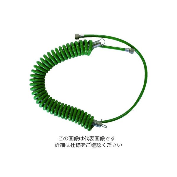 近畿製作所 近畿 スクリューエアーホーススプリング付 使用範囲4m KS-5SP 1本 805-0657（直送品）