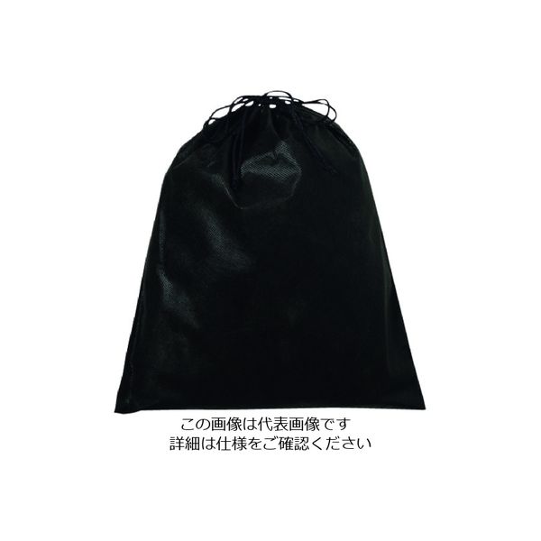 エーワン 不織布インナー巾着S 黒 KW0002AR10 1袋(10枚) 206-4706（直送品）
