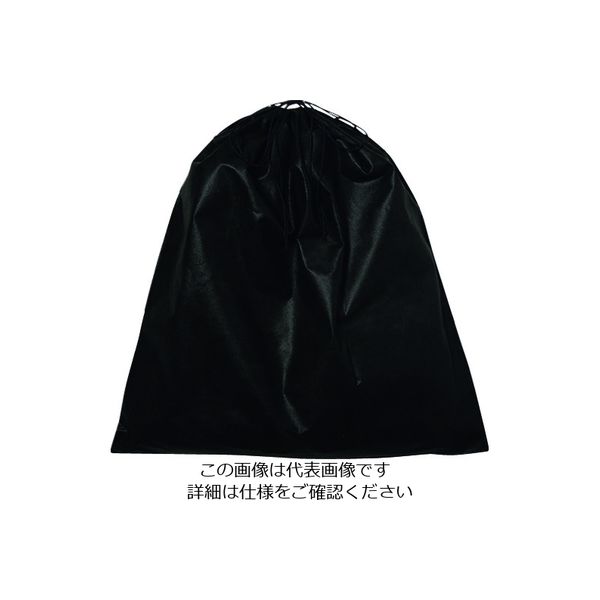 エーワン 不織布インナー巾着LL 黒 KW0005AR10 1袋(10枚) 206-4712（直送品）