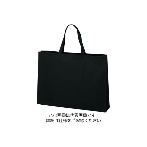 エーワン ベーシックトート100 大 黒 LC0552AB10 1袋(10枚) 206-4635（直送品）
