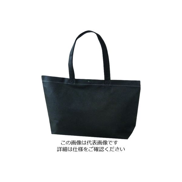 エーワン カジュアルトート A4横 黒 LC0529AB20 1袋(20枚) 206-4647（直送品）