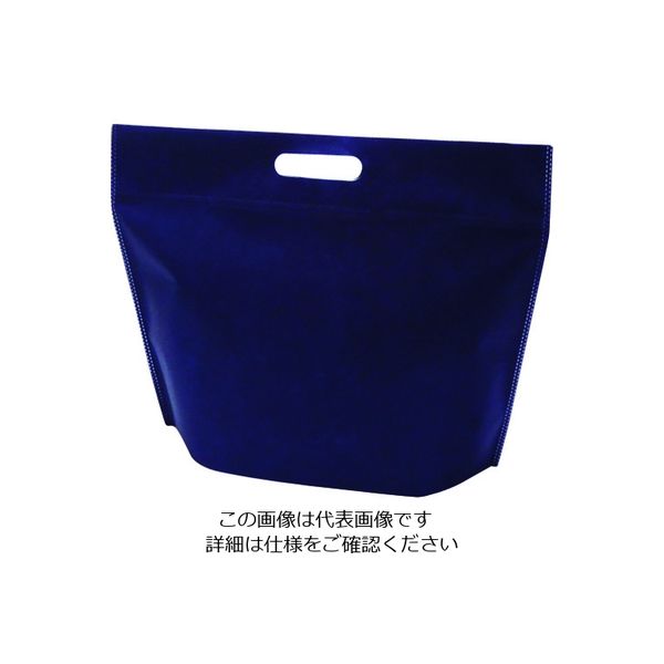 エーワン クーラーボックスカラークール チャックシール 小判抜き 大(325×260mm) 紺 LC0628AD20 1袋(20枚)（直送品）