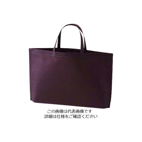 エーワン シンプルトート A4横 ダークブラウン LC0931AG20 1袋(20枚) 206-4756（直送品）