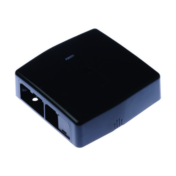 PANDUIT ローゼットボックス シャッターなし 4個口(3ローゼット+1ブランク) 黒 JOQ3B0000BL 1個（直送品）