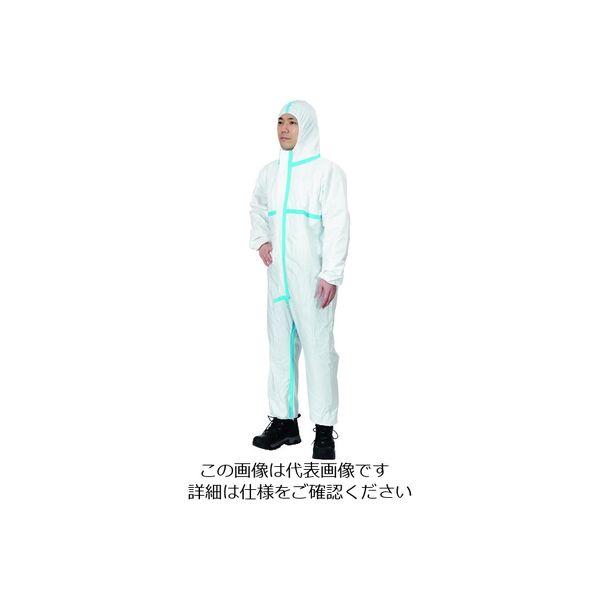 トラスコ中山 TRUSCO 【売切廃番】衛生作業用不織布製使い捨て防護服 Sサイズ MPW-S 1着 208-5208（直送品）