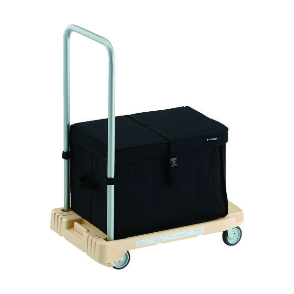 トラスコ中山 TRUSCO 樹脂台車 こまわり君 省音G車輪 600X390 オレンジ THB付 MP-6039N2-OR-THB 1台（直送品）