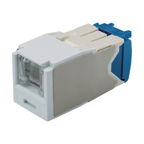 パンドウイットコーポレーション PANDUIT カテゴリ6A シャッター付モジュラージャック 白 CJH6X88TGWH 1個（直送品）