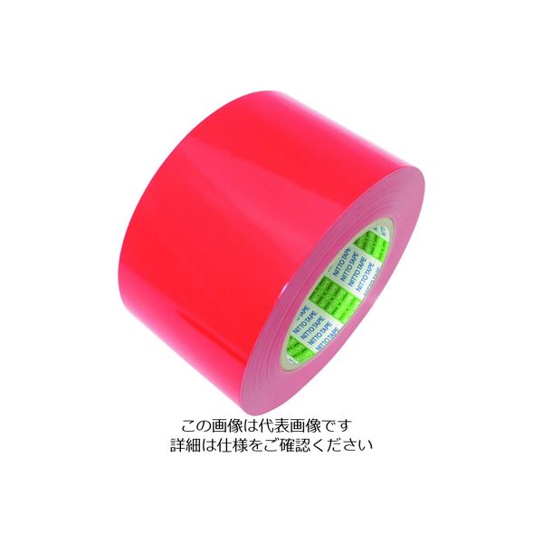 日東電工 日東エルマテ ラインテープ EーSD(BC) 0.16mm×75mm×50m 赤 E-SD75R 1巻 208-3454（直送品）