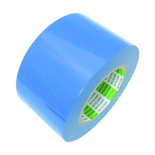 日東電工 日東エルマテ ラインテープ EーSD(BC) 0.16mm×100mm×50m 青 E-SD100B 1巻 208-3458（直送品）