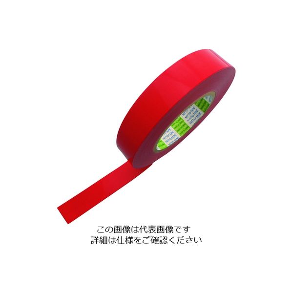 日東電工 日東エルマテ ラインテープ EーSD(BC) 0.16mm×25mm×50m 赤 E-SD25R 1巻 208-3440（直送品）