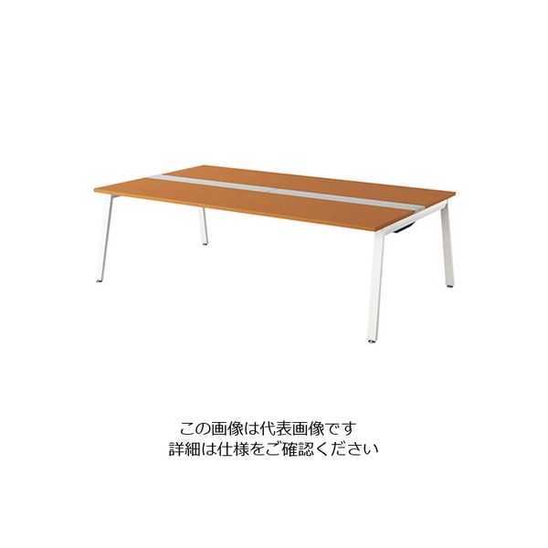 ナイキ 大型ベンチテーブル (基本型) (両面タイプ) RXFN2414K-WMW 1台 208-6859（直送品）