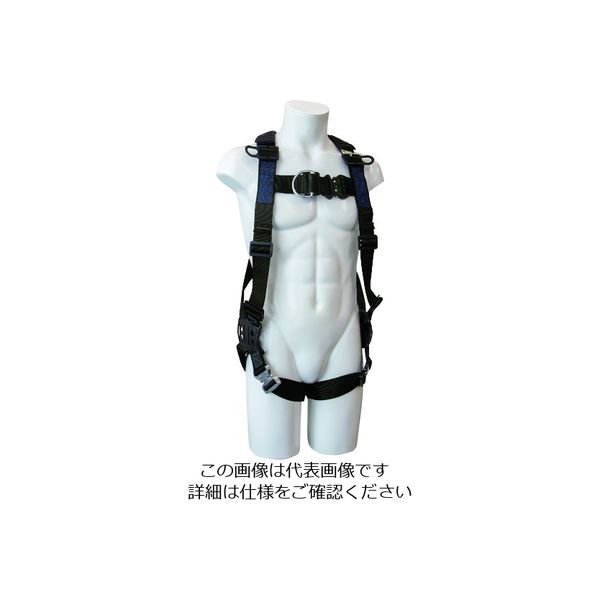 サンコー タイタン ハーネス型墜落制止用器具(胴ベルトなし) 3D Harness フロントD環付 L FD3DN-10A-L 1本（直送品） -  アスクル