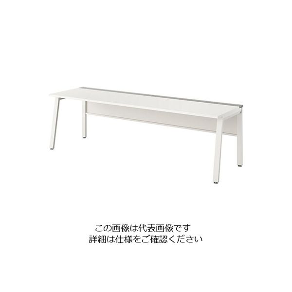ナイキ 大型ベンチテーブル (基本型) (片面タイプ) RXFN2407K-WH 1台 