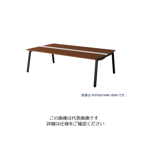 ナイキ 大型ベンチテーブル (基本型) (両面タイプ) RXFN1814K-BWN 1台 209-1839（直送品）