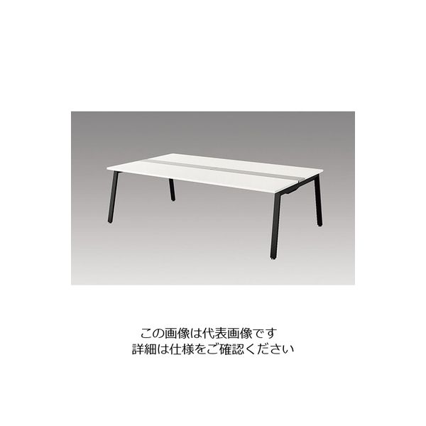 ナイキ 大型ベンチテーブル (基本型) (両面タイプ) RXFN2414K-BH 1台 214-5637（直送品）