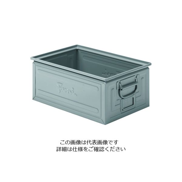 Fami メタルパーツボックス グレー 27L 外寸450×300×200 FLA65200A01 1個 214-6113（直送品）