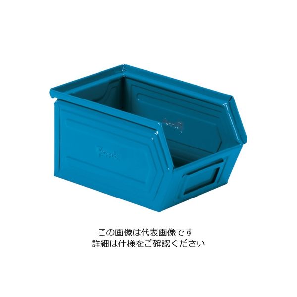 Fami メタルパーツバスケット ブルー 3.8L 外寸140×230×130 SLS250000404 1個 214-6108（直送品）