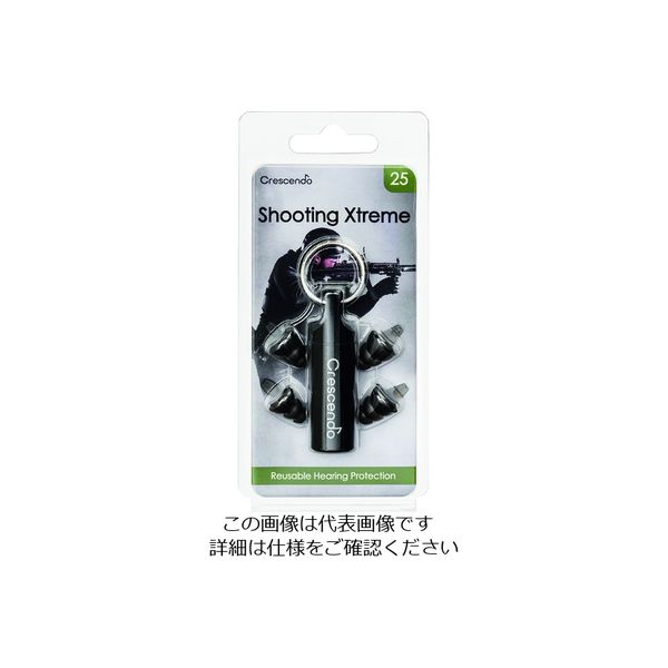 Crescendo 耳栓 騒音吸収フィルター Shooting NRR13dB PR-1846 1セット（直送品）