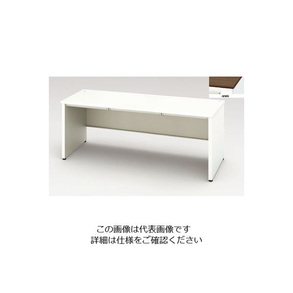 ナイキ 平デスク (パネル脚タイプ) XEHH187FP-WWN 1台 208-8561（直送品） 60,613円