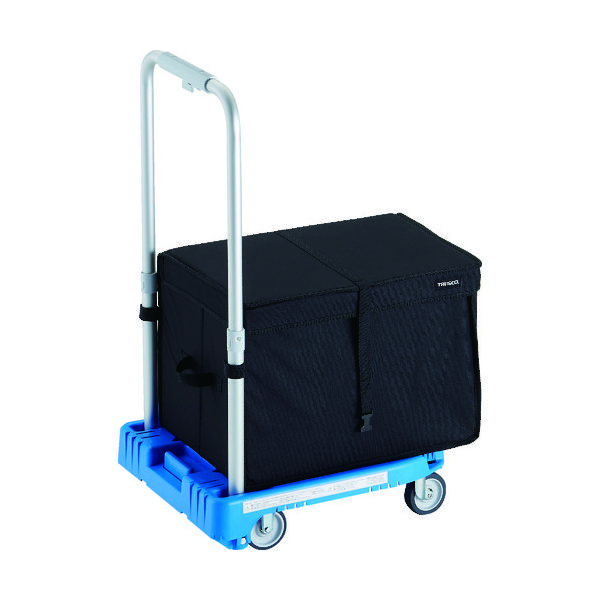 トラスコ中山 TRUSCO 樹脂台車 カルティオミニ weego 省音車輪 ブルー THB付 WP-2G-B-THB 1台 194-8175（直送品）