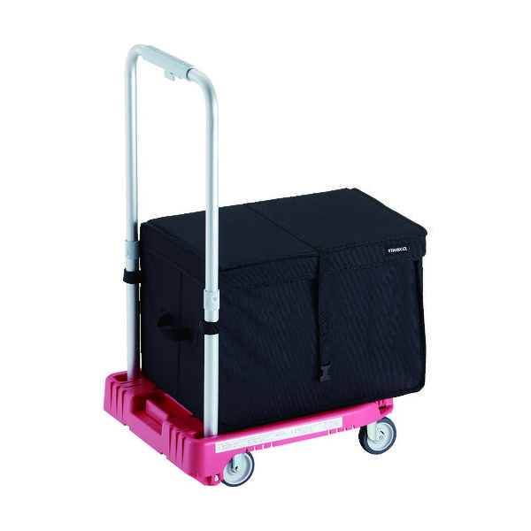 トラスコ中山 TRUSCO 樹脂台車 カルティオミニ weego 省音車輪 ピンク THB付 WP-2G-P-THB 1台 194-8180（直送品）