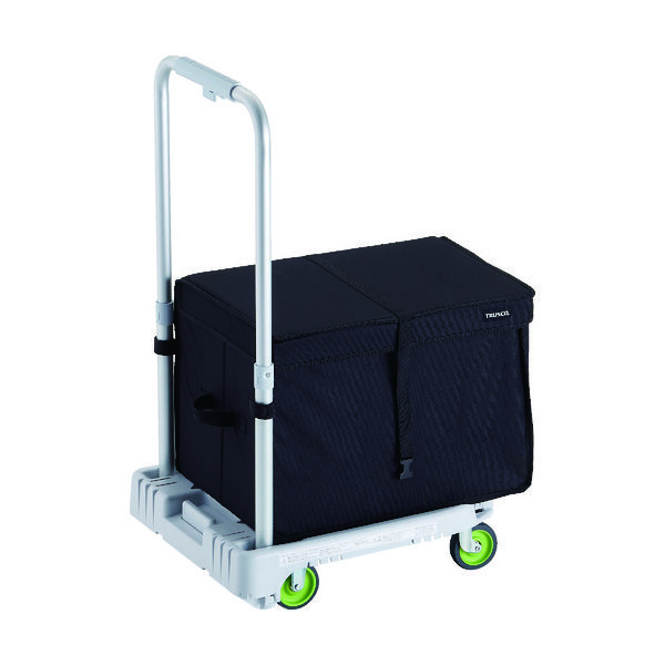 トラスコ中山 TRUSCO 樹脂台車 カルティオミニ weego 省音車輪 ホワイト THB付 WP-2G-W-THB 1台（直送品）