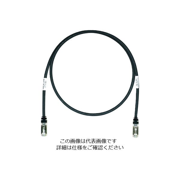 パンドウイットコーポレーション PANDUIT CAT6A/CAT6 シールドパッチコード 2.5m 黒 STP6X2.5MBL 1本（直送品）