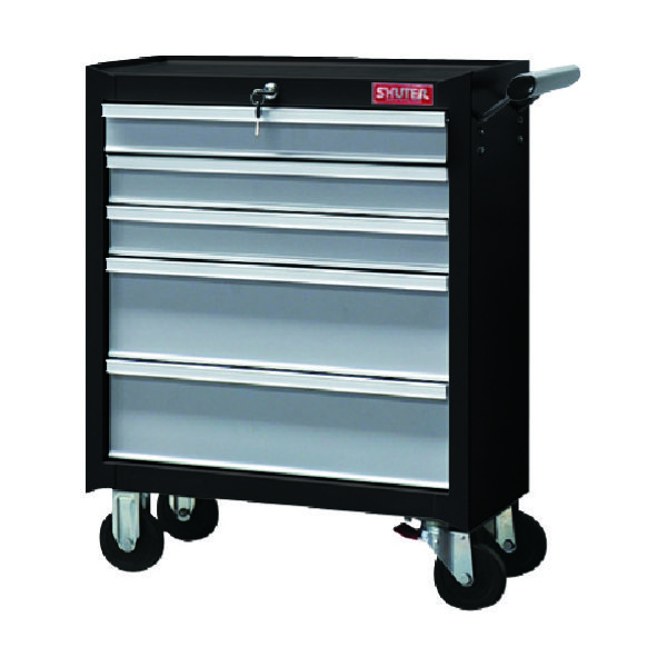 Shuter 重量キャビネットカート TCーS23 ブラック TC-S23-BK 1台 194-8069（直送品）