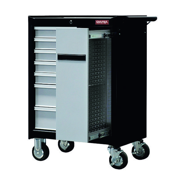 Shuter 重量キャビネットカート TCーH25 ブラック TC-H25-BK 1台 194-8065（直送品）