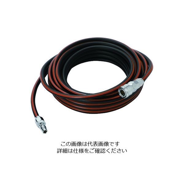 トラスコ中山 TRUSCO スパッタ防止エアホース6.5×100M 黒 TSTS65100 1巻 207-5682（直送品）