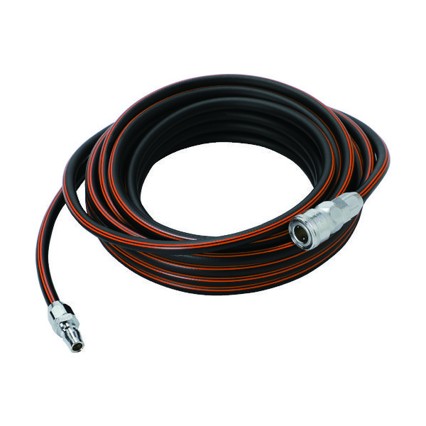 トラスコ中山 TRUSCO スパッタ防止エアホース6.5×20M 黒 TSTS6520 1巻 207-5683（直送品）