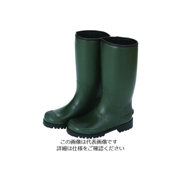 トラスコ中山 TRUSCO 防寒レインブーツ カーキ LL TR100MU-OD-LL 1足 195-1366（直送品）