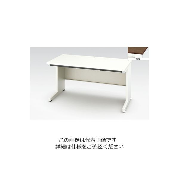 ナイキ 平デスク (浅型引出し付) XEHH147F-S-WWN 1台 208-8573（直送品 