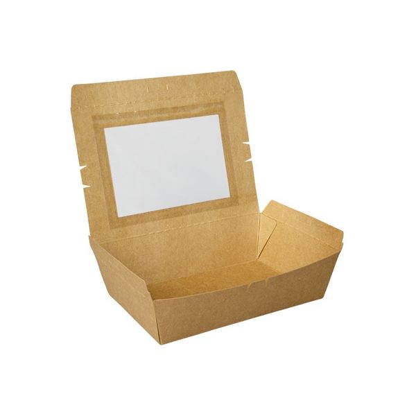 パックスタイル クラフトパック窓付 190ー130W 264117 1セット(400枚:50枚×8袋)（直送品）