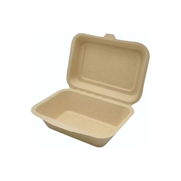 パックスタイル WB麦バガスランチトレー180ー130 ラミ 500枚(50×10) B001（直送品）