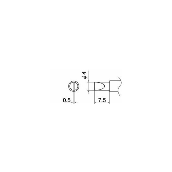 白光 T11ーD4 FXー901用こて先 T11-D4 1本(1個)（直送品）