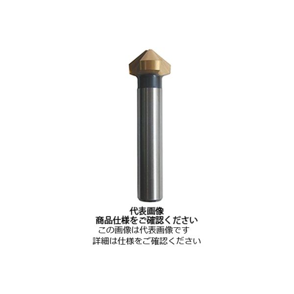 WEBA HSSカウンターシンク No.19100-1 100°3枚刃 HSS TiNコーティング 19100-1 ー 12.4（直送品）