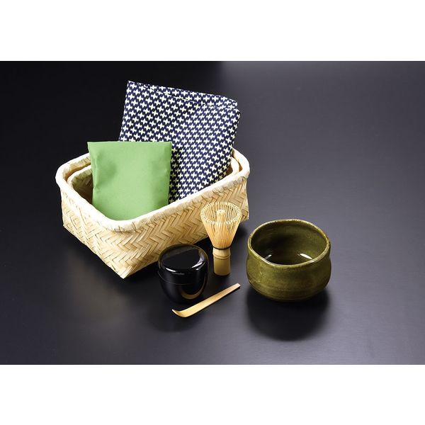 ヤマコー 茶器茶喜お抹茶セット 織部碗 80618 1セット（直送品）