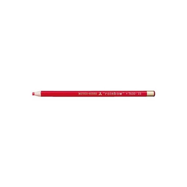 エスコ [現場用] 水性色鉛筆(12本/赤) EA765MC-53 1セット(48本:12本×4箱)（直送品）