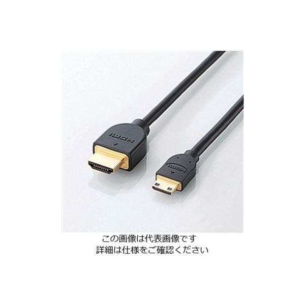 エスコ 3.0m HDMIケーブル(片側mini HDMI端子) EA940PM-13 1セット(6m:3m×2本)（直送品）