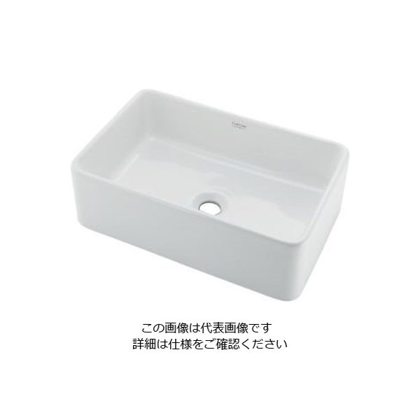 カクダイ 角型洗面器 #CL-WBFC98834 1個（直送品） - アスクル